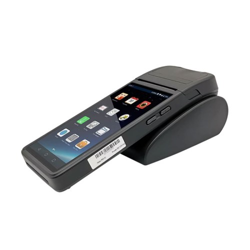 5.5 inch portable android touch screen 3G/4G pos terminal with thermal printer