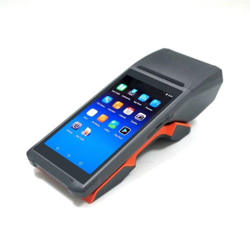 5.5" HD IPS Screen Android Portable Ultra-thin POS Terminal with 58mm thermal Printer, Scanner, NFC, Camera and Speaker